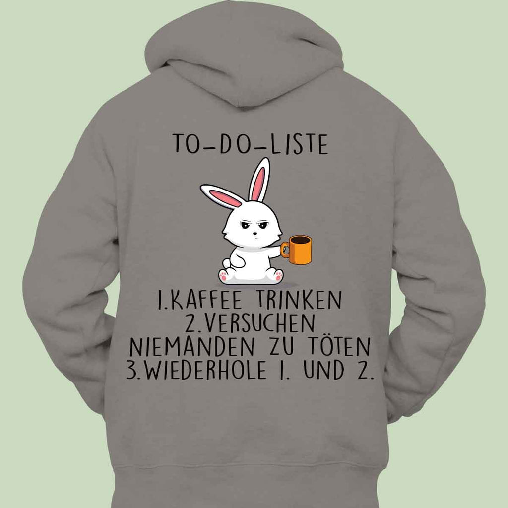 Kitchen Rabbit Hoodie Back Print