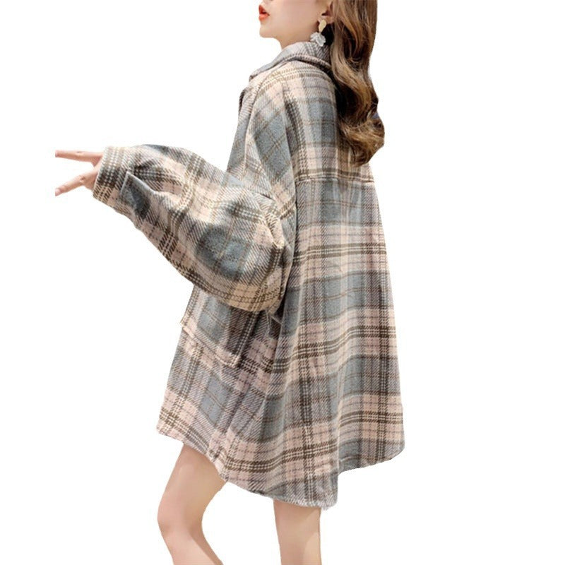 Loose Versatile Long Sleeve Shirt Autumn And Winter Leisure Coat