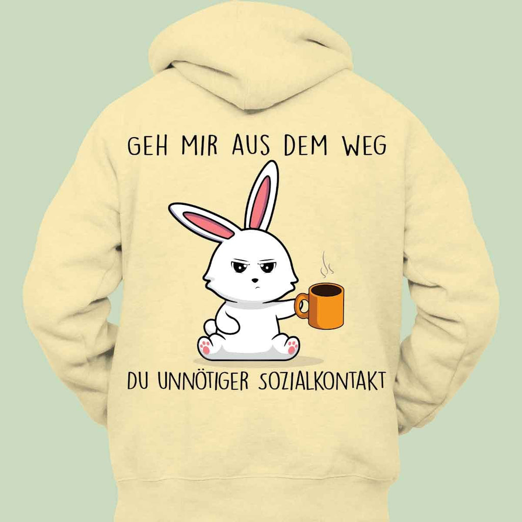 Kitchen Rabbit Hoodie Back Print