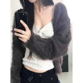 Chic Autumn Winter Vintage Design Casual Plu Women's Sweater Cardigan Faionable Agel Trendy Korean Sle Streetwear