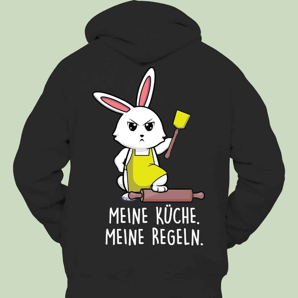 Kitchen Rabbit Hoodie Back Print